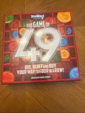 The Game The Game of 49 Board - Red, Blue, Green, Yellow, Orange